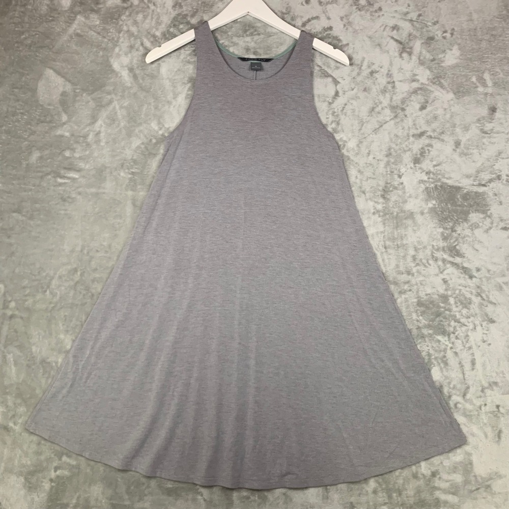 Free Fly Bamboo‎ Swing Dress Sleeveless Womens S Heather Gray Crew Neck Relaxed